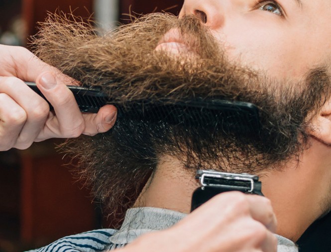 Modellatura barba con panno caldo NOART